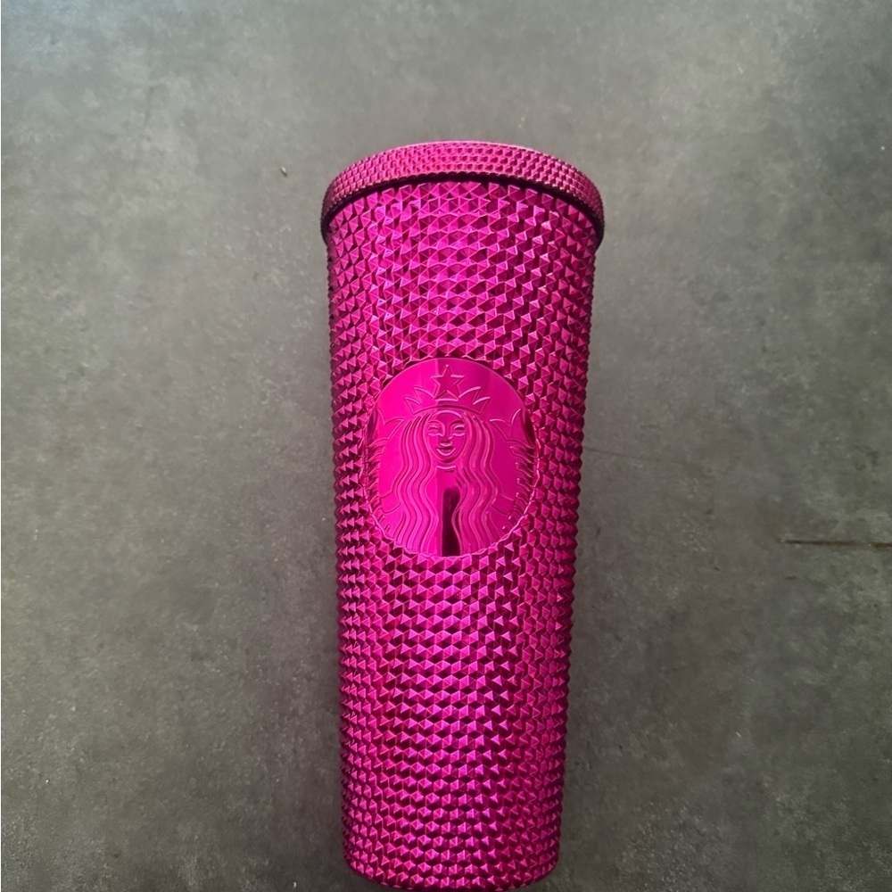 Starbucks Studded Disco Magenta Cup - Picture 2 of 15